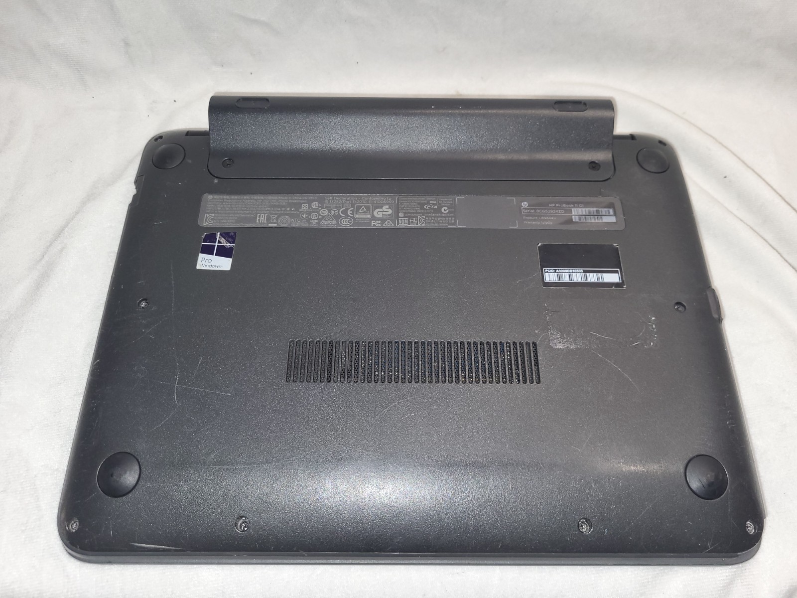 Lot of 10 HP ProBook 11 G1 Core i3 5005U 4GB Ram 128 SSD No OS-Cosmetic issues