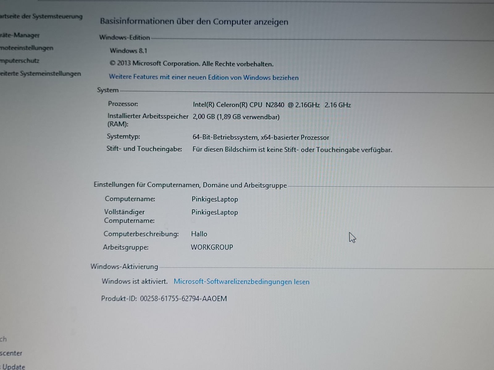 HP Stream Notebook Laptop Pc