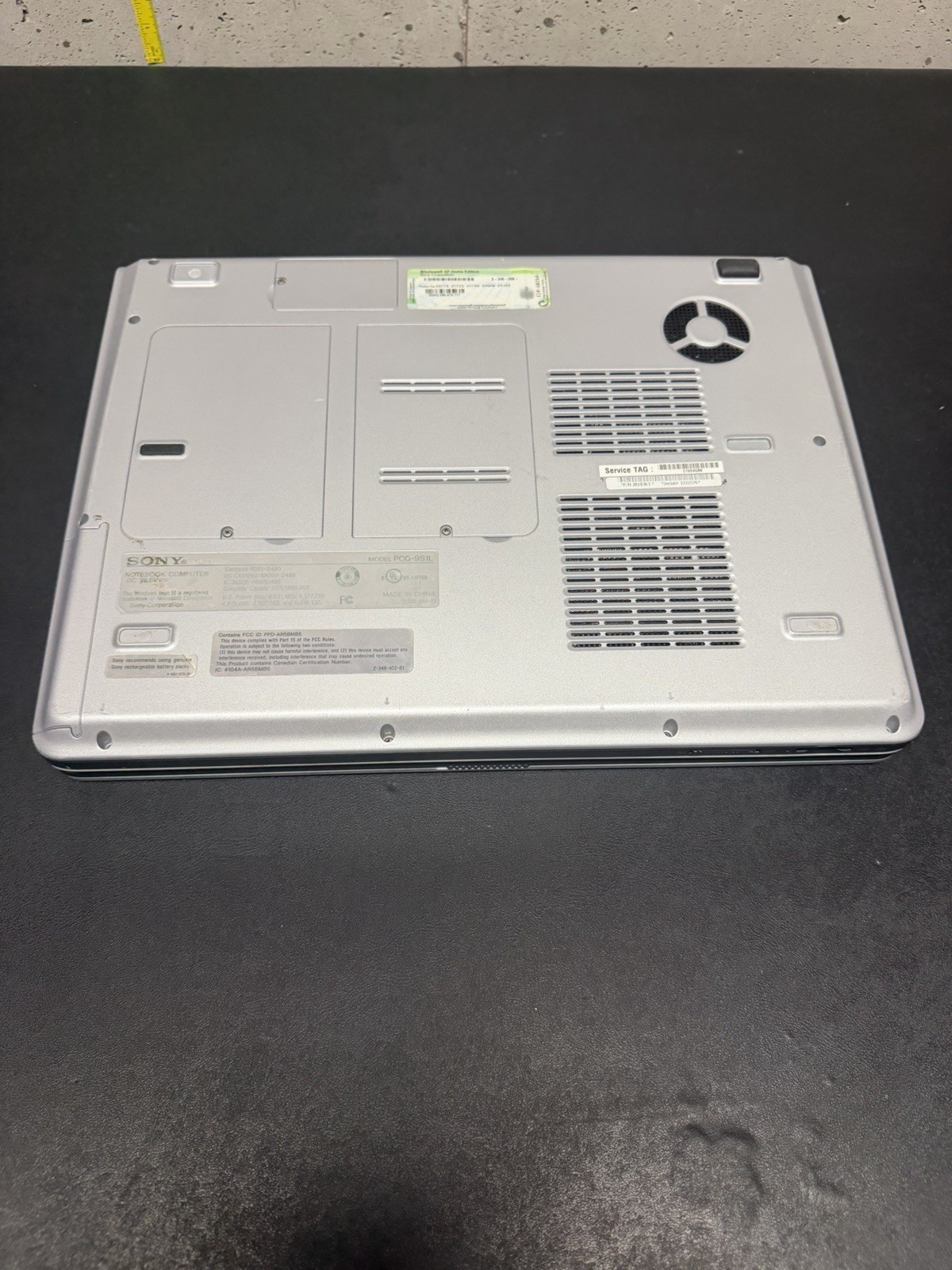 Sony VAIO 15.4” Laptop Intel Pentium 4 3.06GHz 512MB RAM PCG-K33/PCG-9S1L READ