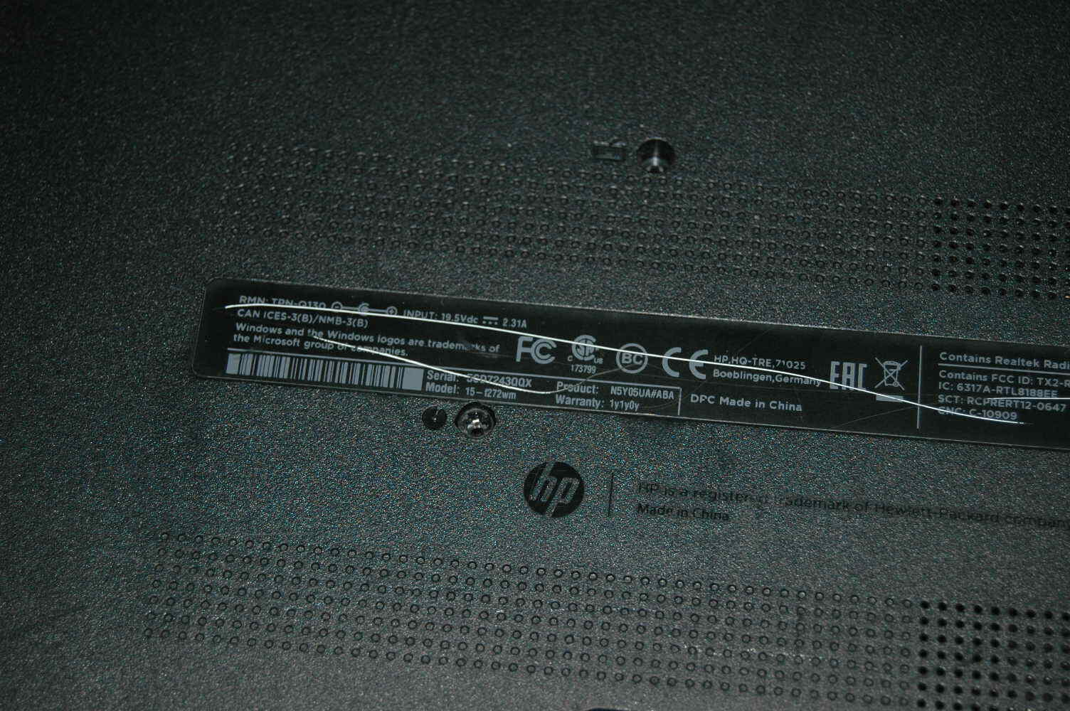 HP 15-f272wm Laptop Dead As IS Parts Only Repair