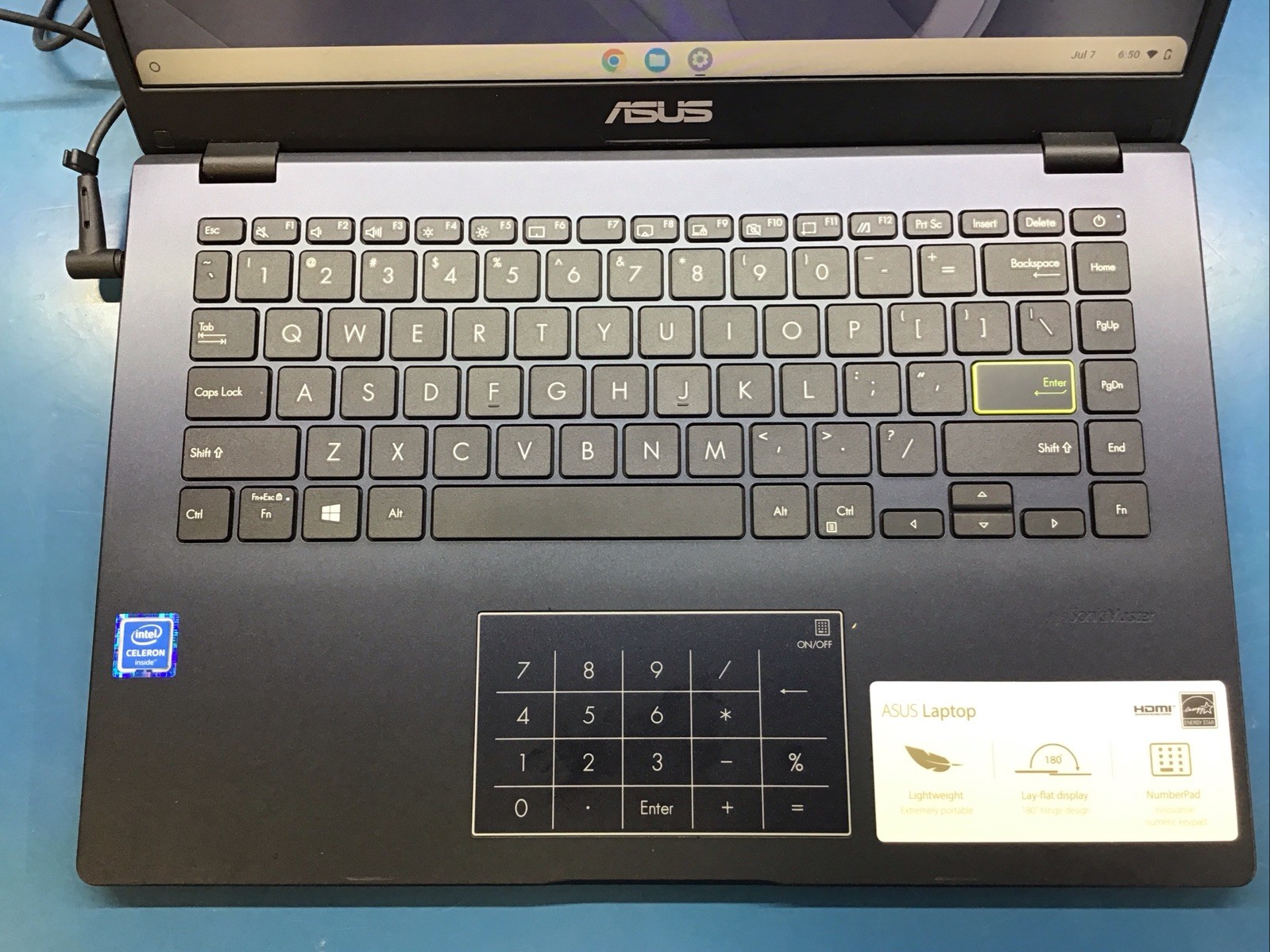 ASUS E410M 14”, Celeron N4020 1.10GHz, 4GB RAM, 64GB eMMC, ChromeOS Flex, *READ*