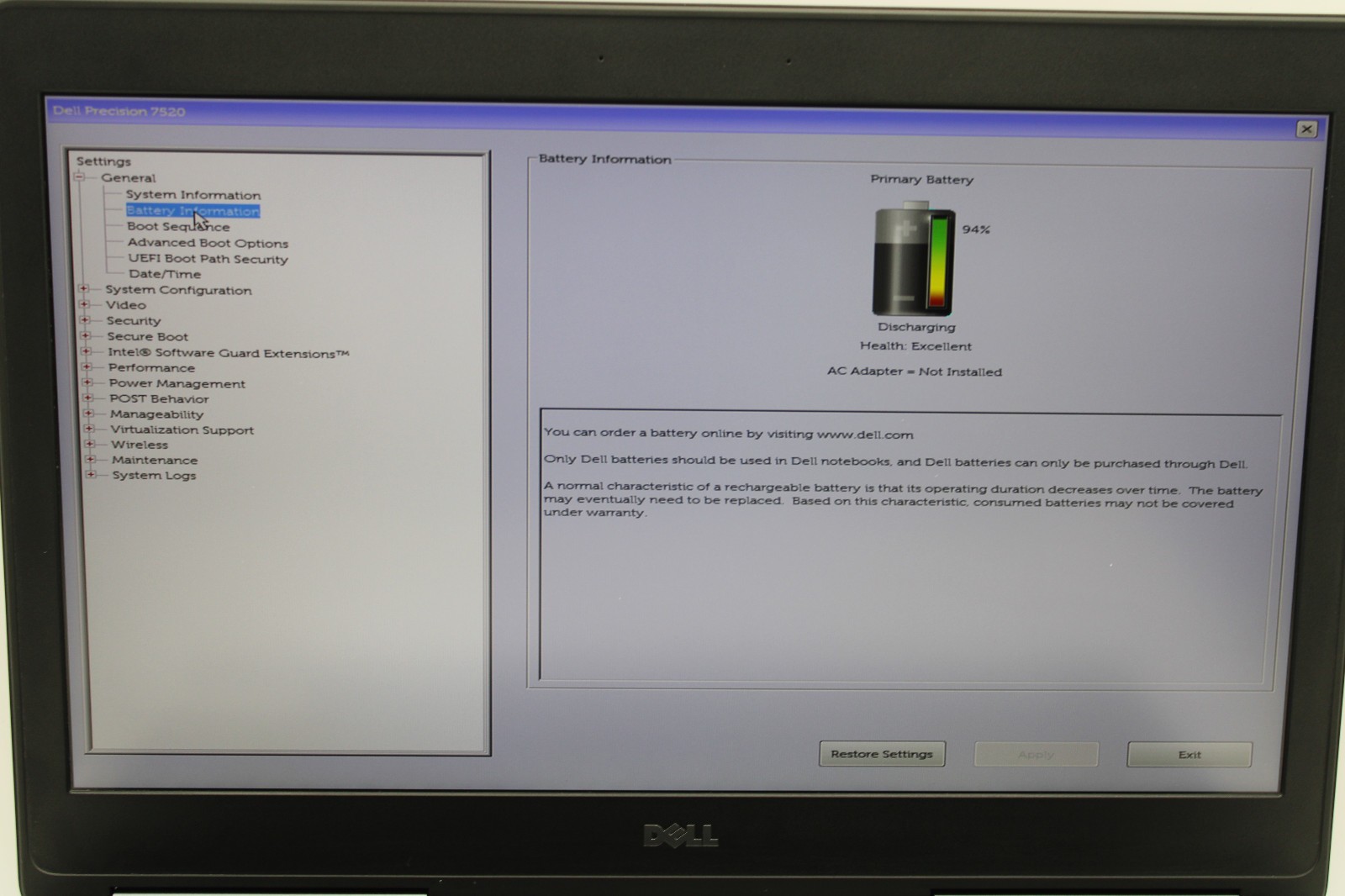 Dell Precision 7520 Xeon E3 @ 3.1 GHz 40GB RAM 256GB SSD NVIDIA M2200 No OS
