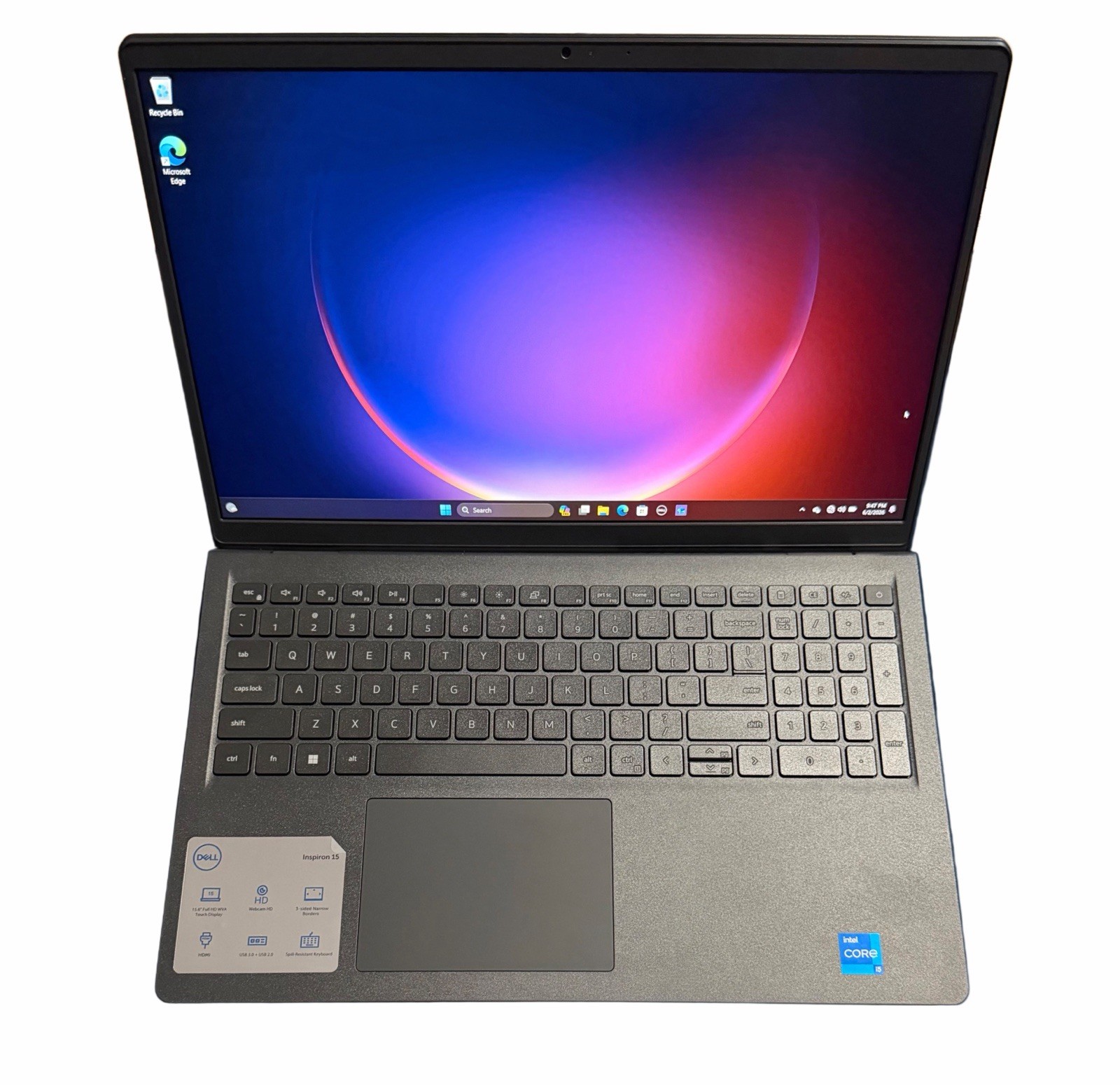Dell Inspiron 15 3520 Laptop 15.6″ FHD, Intel Core I5-1235U, 8GB RAM, 512GB SSD