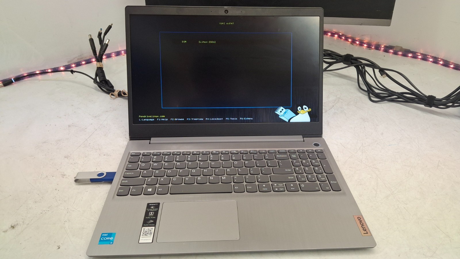Lenovo IdeaPad 3 15.6″ (i3-1115G4, 8GB RAM) NO STORAGE/ NO PERIPHERALS