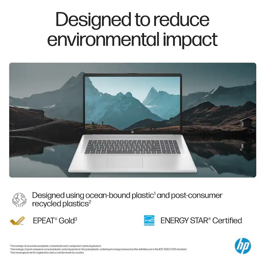 HP 17.3″ HD+ Laptop, Intel 8-Core i3-N305 CPU, 16GB RAM, 512GB NVMe SSD, Win11
