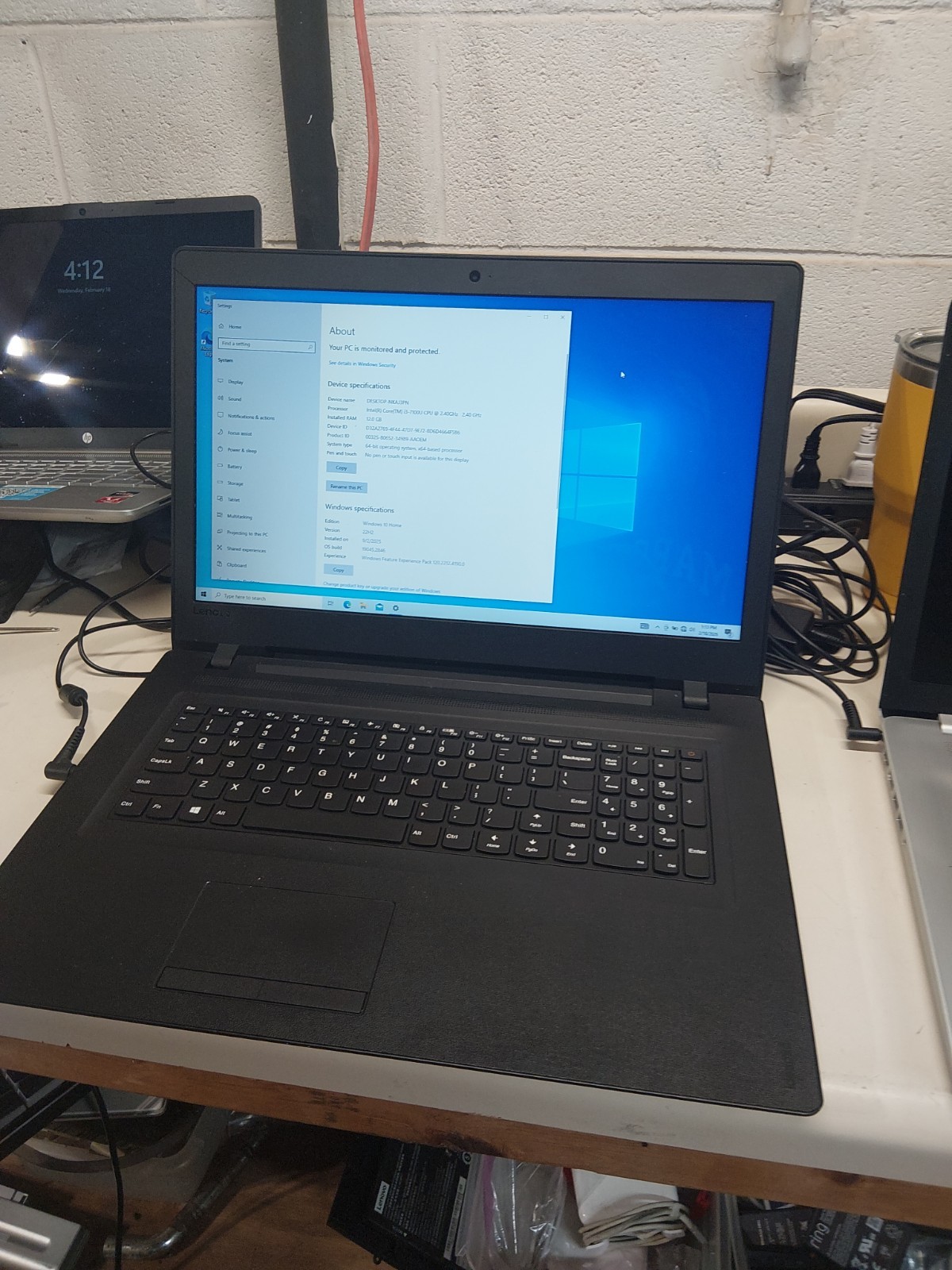 Lenovo IdeaPad 110-17 IKB Laptop i3-7TH GEN 12GB 500GB SSD #822 FREE SHIPPING