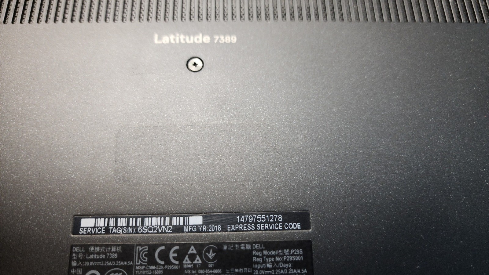 DELL Latitude 7389 Laptop 7th Gen i5 13.3″ FHD Touch 8GB 128GB SSD LTE W11Pro