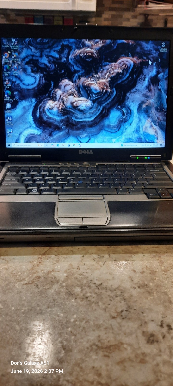 The Dell Latitude D630 Laptop. I installed a 120GB SSD. good basic laptop