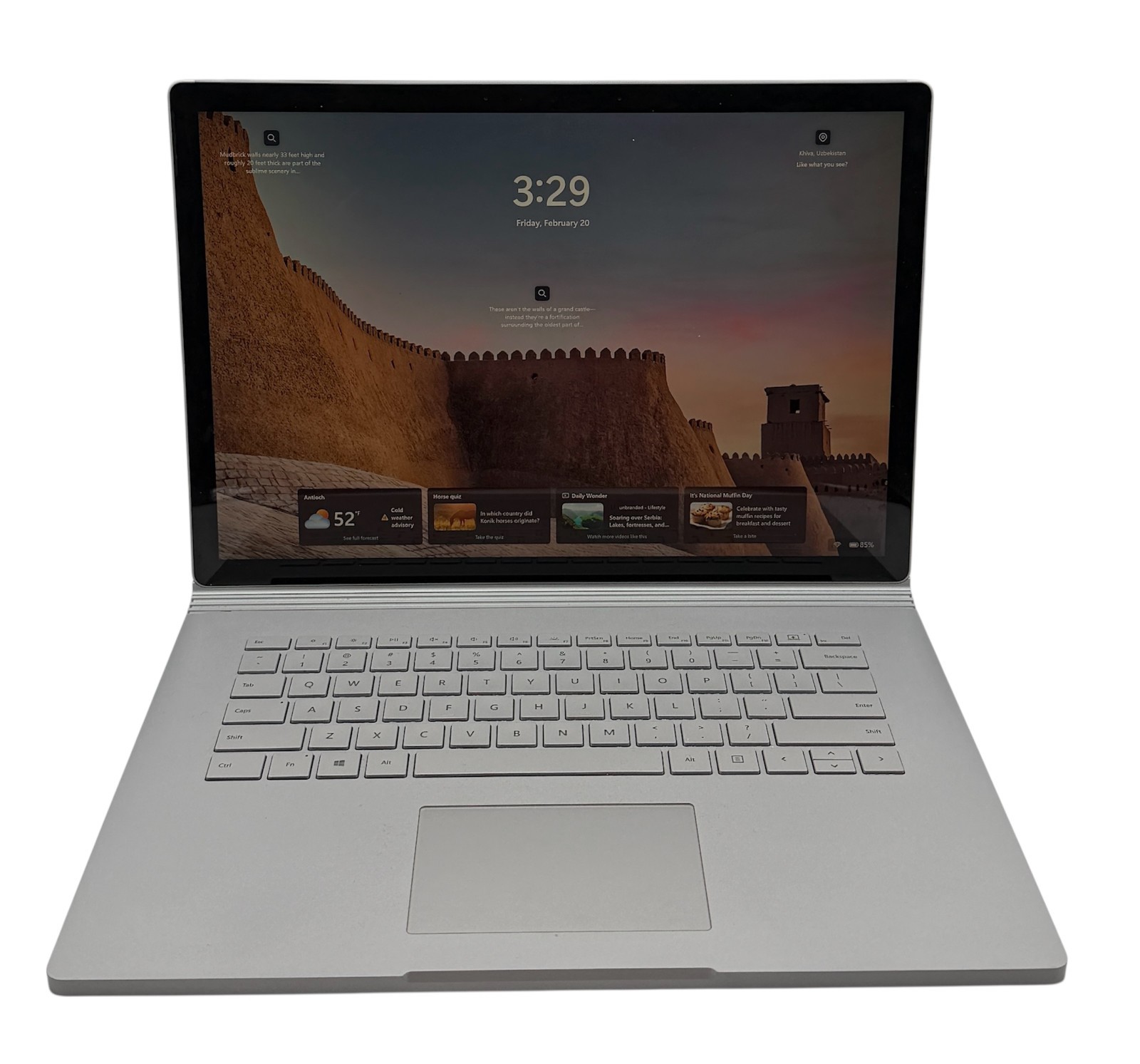 15” Microsoft Surface Book 2 Intel Core i7, 8650U @ 1.90GHz, 16GB RAM 512GB SSD