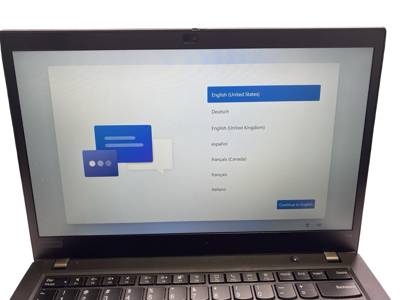 Lenovo ThinkPad T14s Gen 2i Core i5 1145G7 8GB 128GB Win11Pro