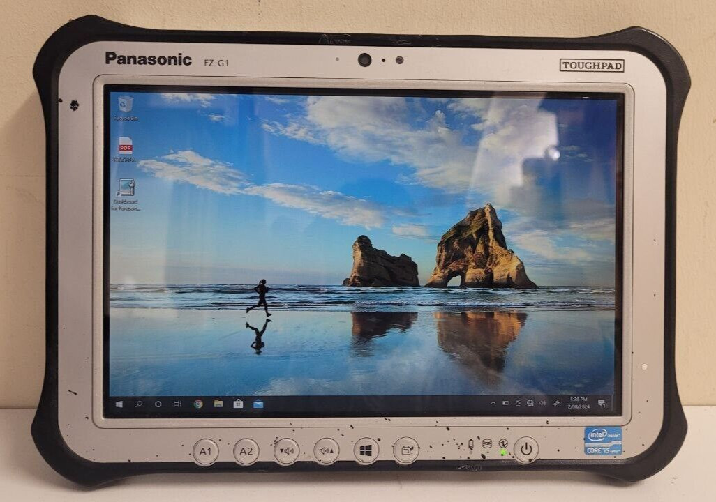 Panasonic Toughpad FZ-G1 MK1 Core i5 4GB RAM 128GB SSD Industrial Rugged Tablet