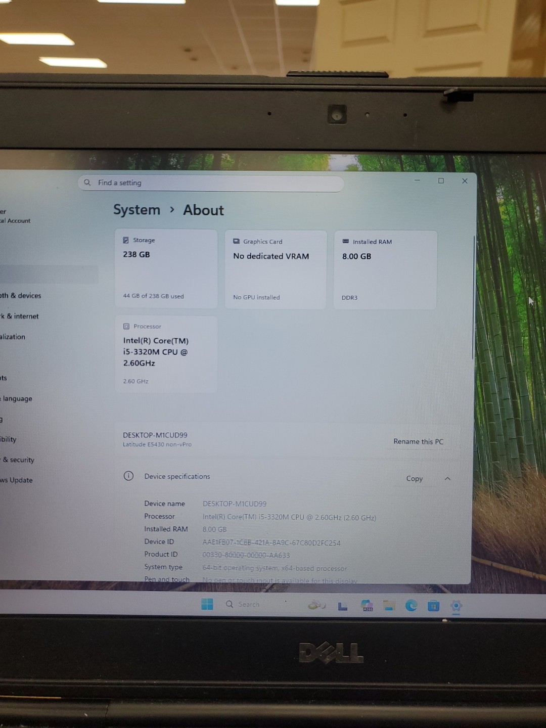 Dell Latitude E5430 14” (240gb SSD, Intel Core i5-3320M, 8GB RAM) W11P 022626-5