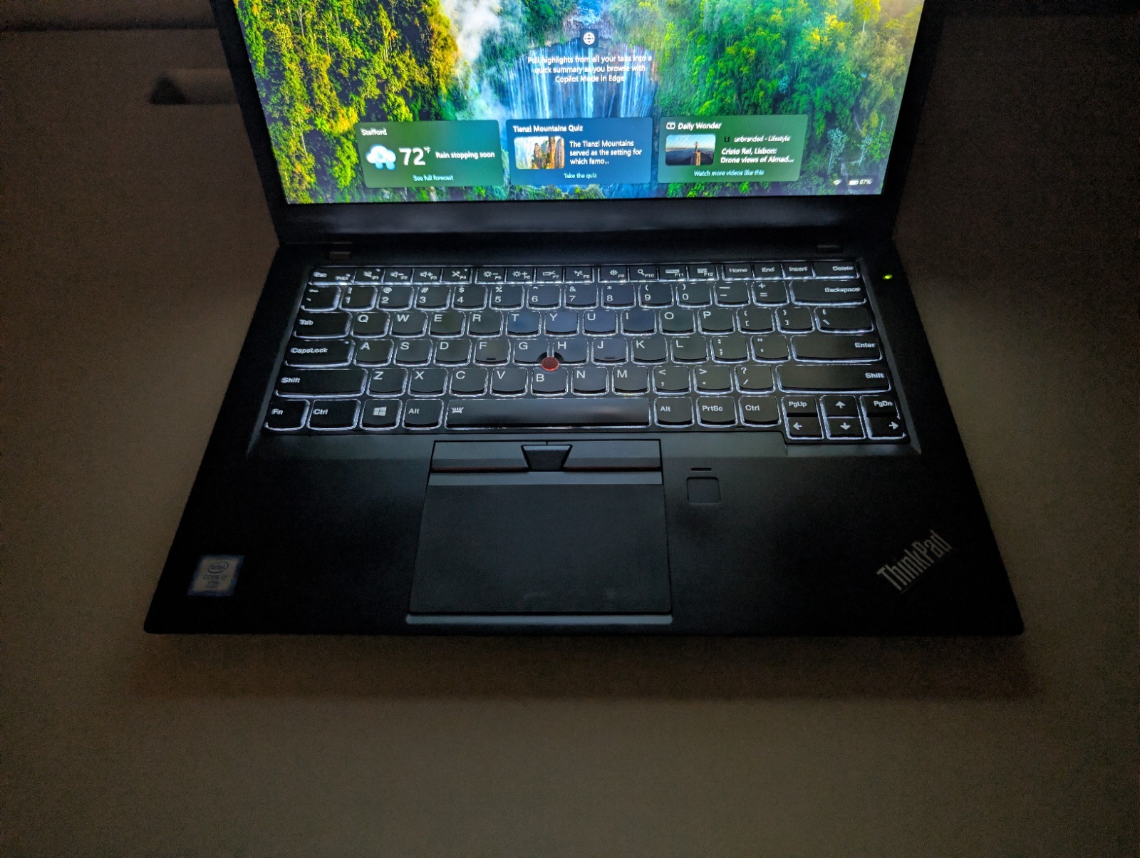Lenovo ThinkPad T460s TouchScreen | i7 6th 12GB 256GB SSD | Backlit Win 11 Pro