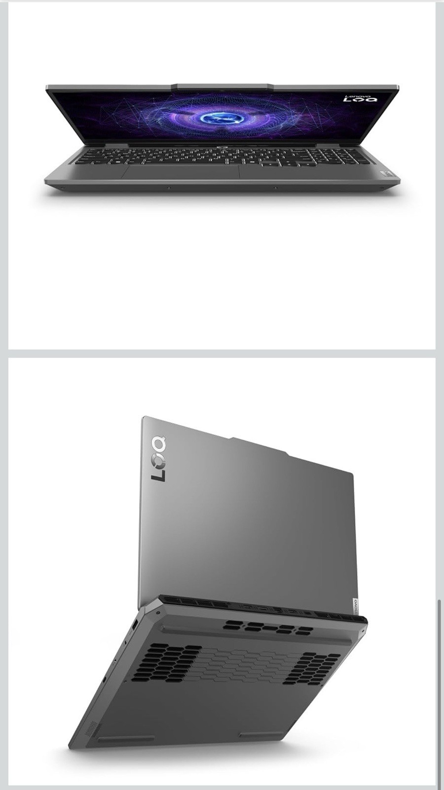 Lenovo LOQ 15.6” i5-12450HX RTX 2050 8GB RAM 512GB SSD 144Hz Gaming Laptop