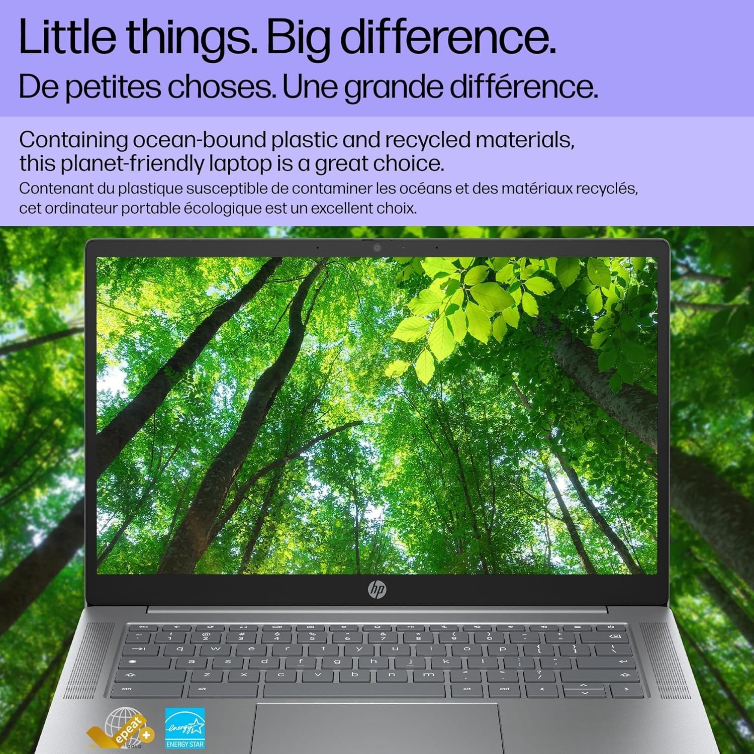HP Chromebook Plus 14a-nf0006ca 14″ i3-N305 8GB 128GB ChromeOS (Refurbished)
