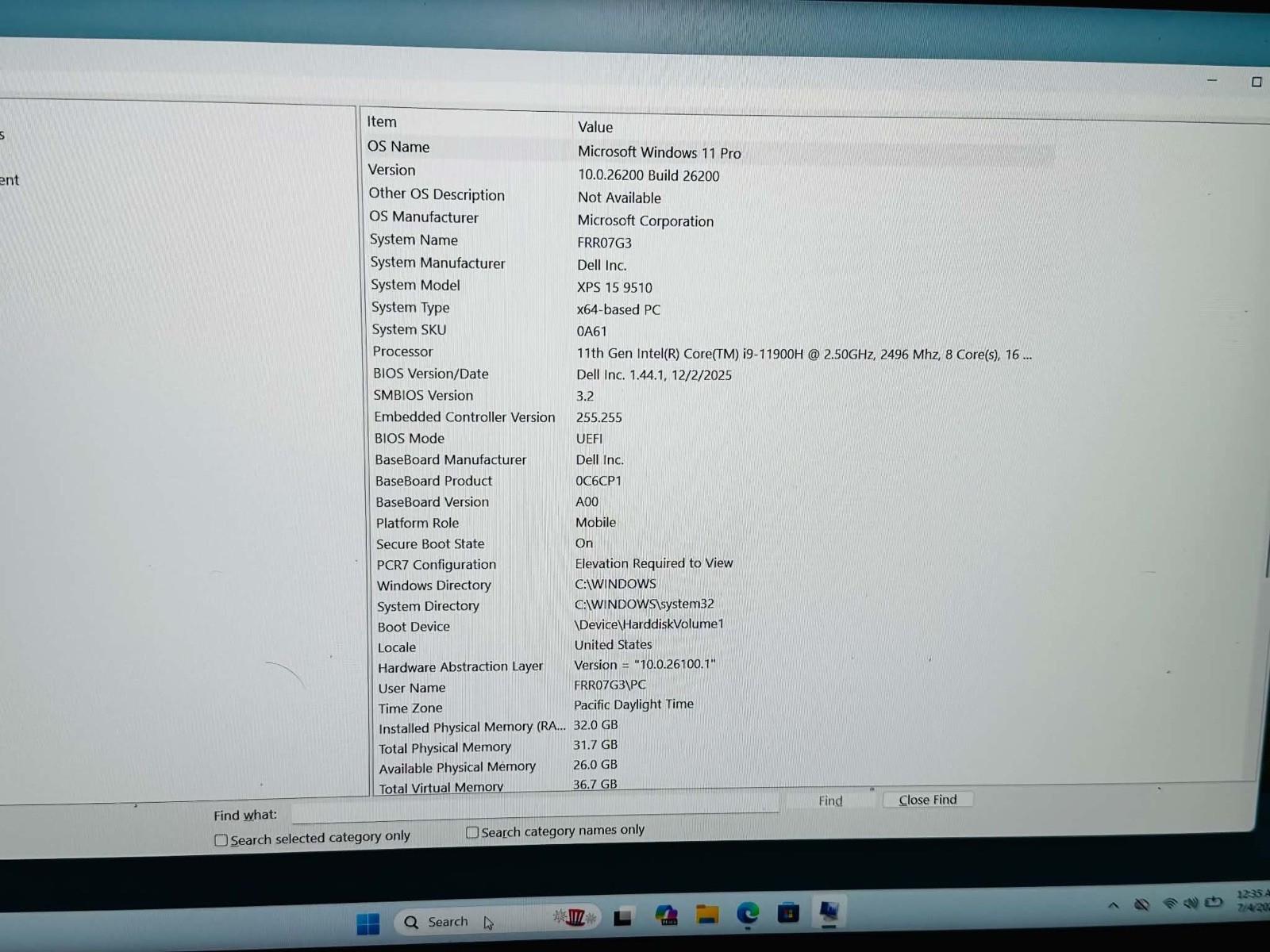 Dell XPS 15 9510 15.6in i9-11900H 32GB 512GB SSD RTX 3050 Ti W11 Pro