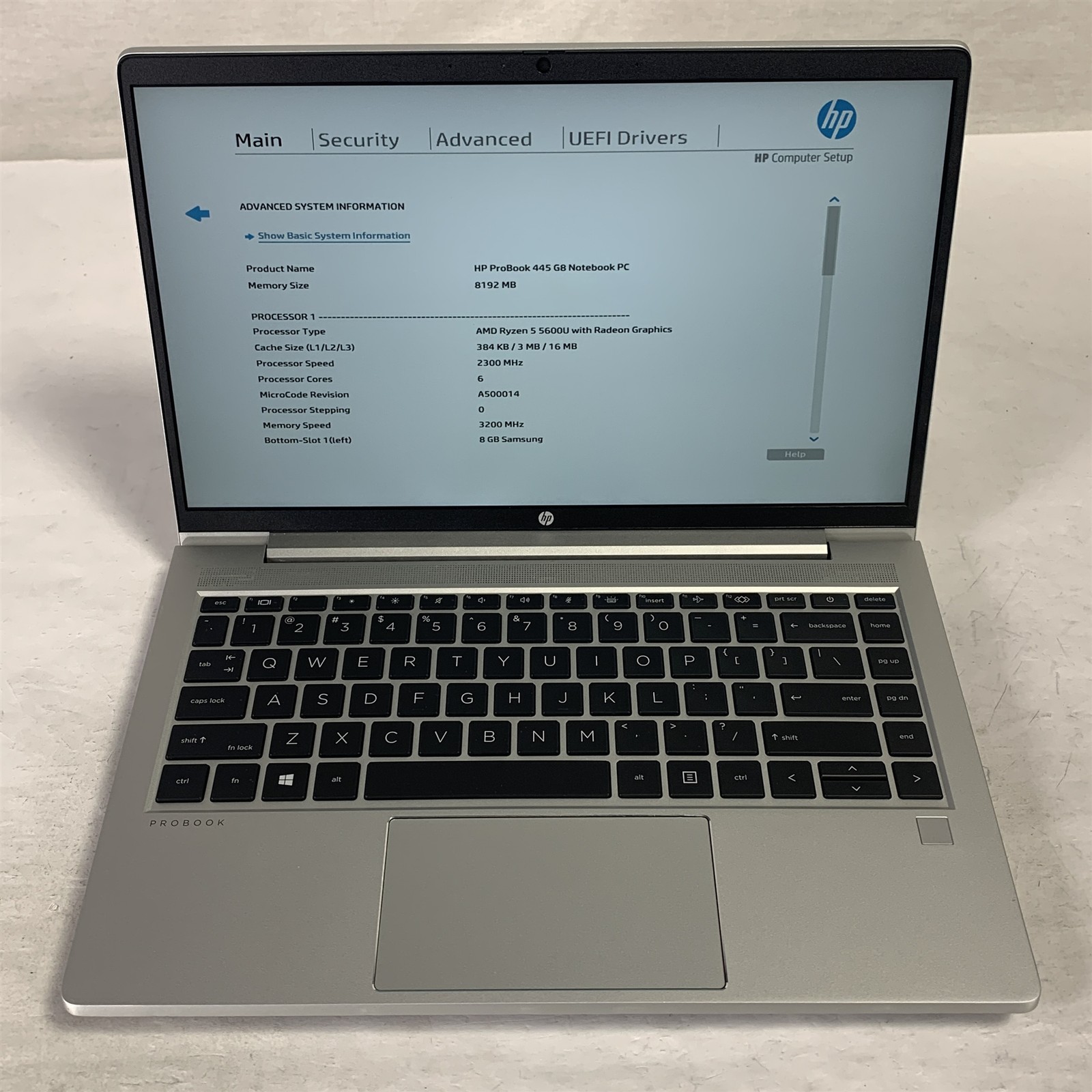 HP ProBook 445 G8 14″ Laptop Ryzen 5 5600U 2.3GHz 8GB – NO DRIVE