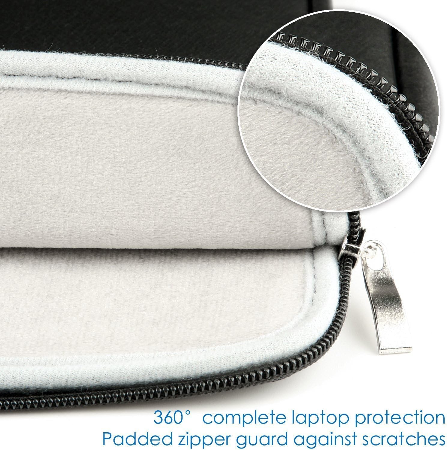 15.6″ Laptop Sleeve Compatible with 16″ MacBook Pro, 15″ HP, Acer Aspire 5