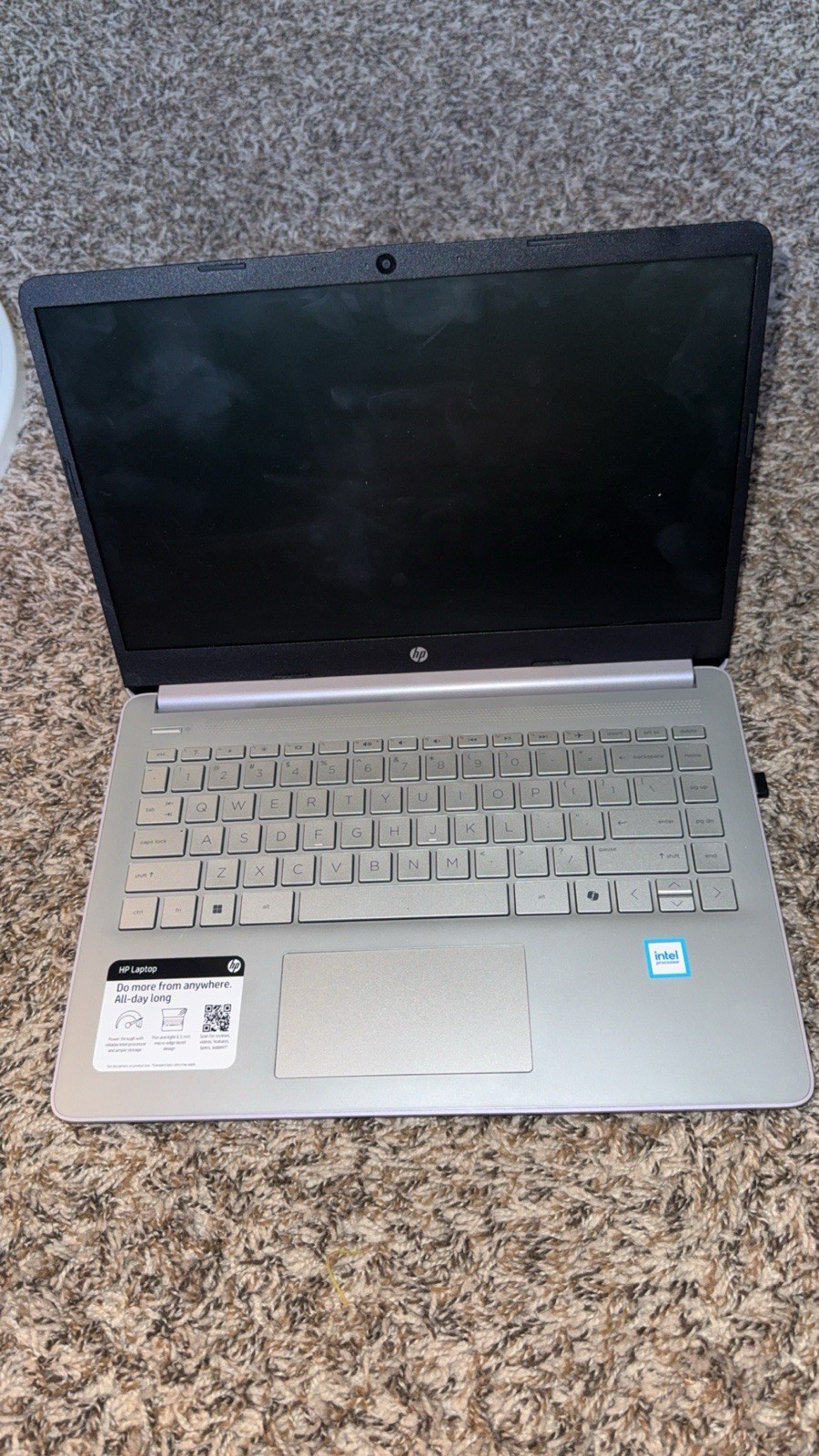 HP 14″ Laptop Intel Processor 4-Core N150 8GB Memory 128GB UFS Win11 Hardly Used