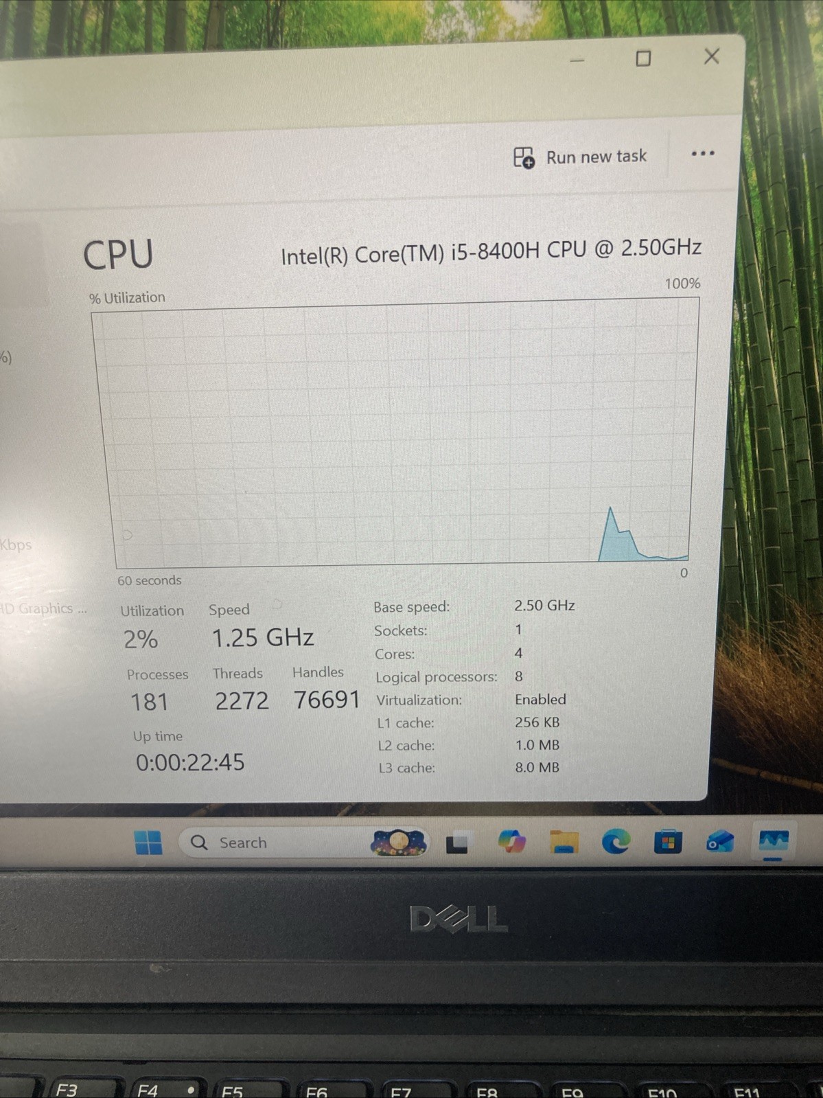 Dell Latitude 5491 Intel Core i5-8400 2.5GHz 4GB Memory 256GB SSD Win 11Pro