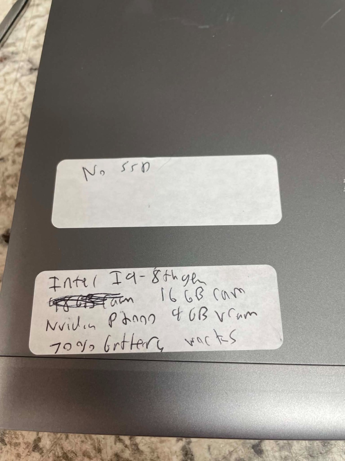 HP ZBook 15 G5 Laptop i9-8950HK 16GB RAM P2000 No HDD/OS – Powers Posts Special
