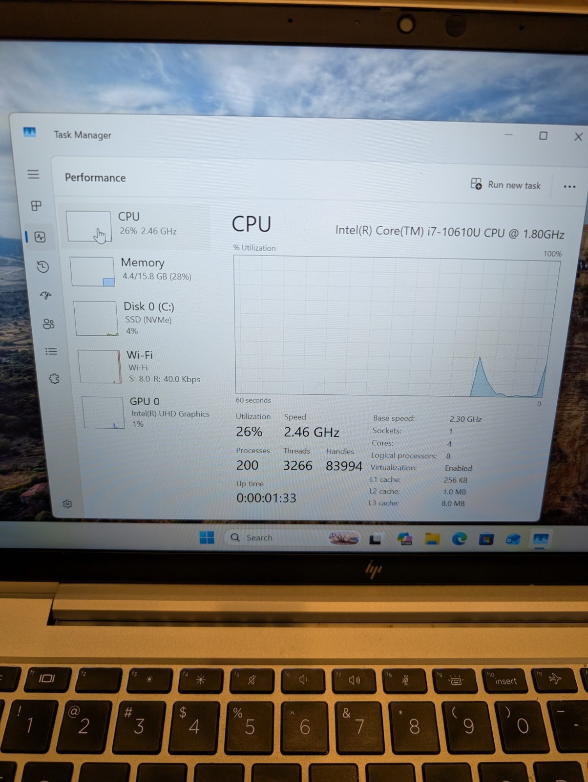 HP Elitebook 840 G7 Touchscreen 16 GB Ram i7 CPU