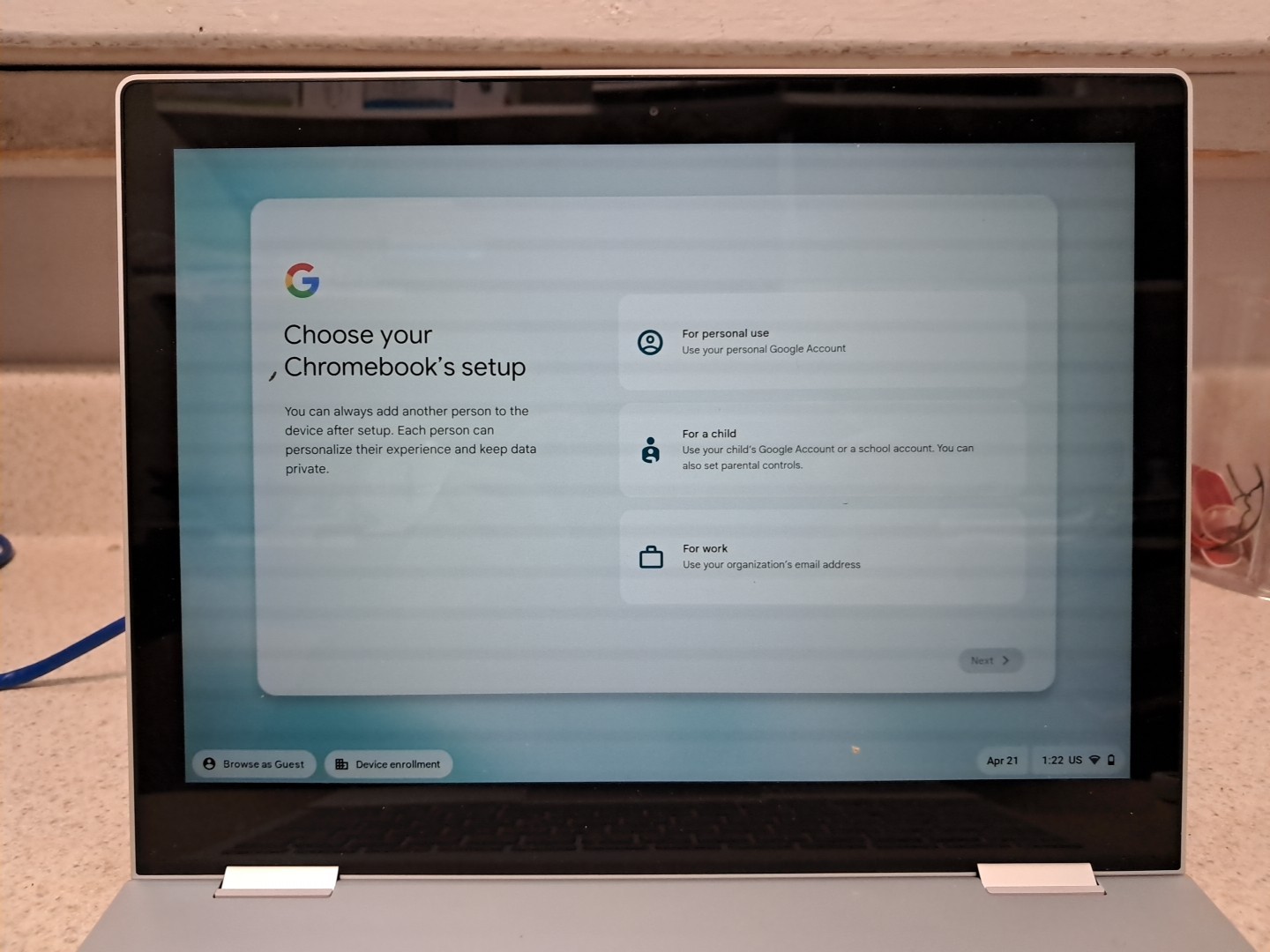 2017 Google Pixelbook 12.3” Laptop