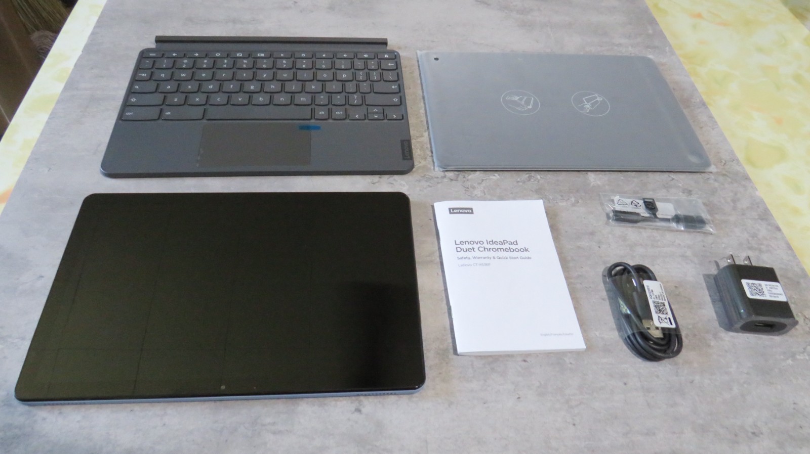 Lenovo IdeaPad Duet Chromebook CT-X636F 10.1″ (64GB) – Ice Blue + Iron Grey