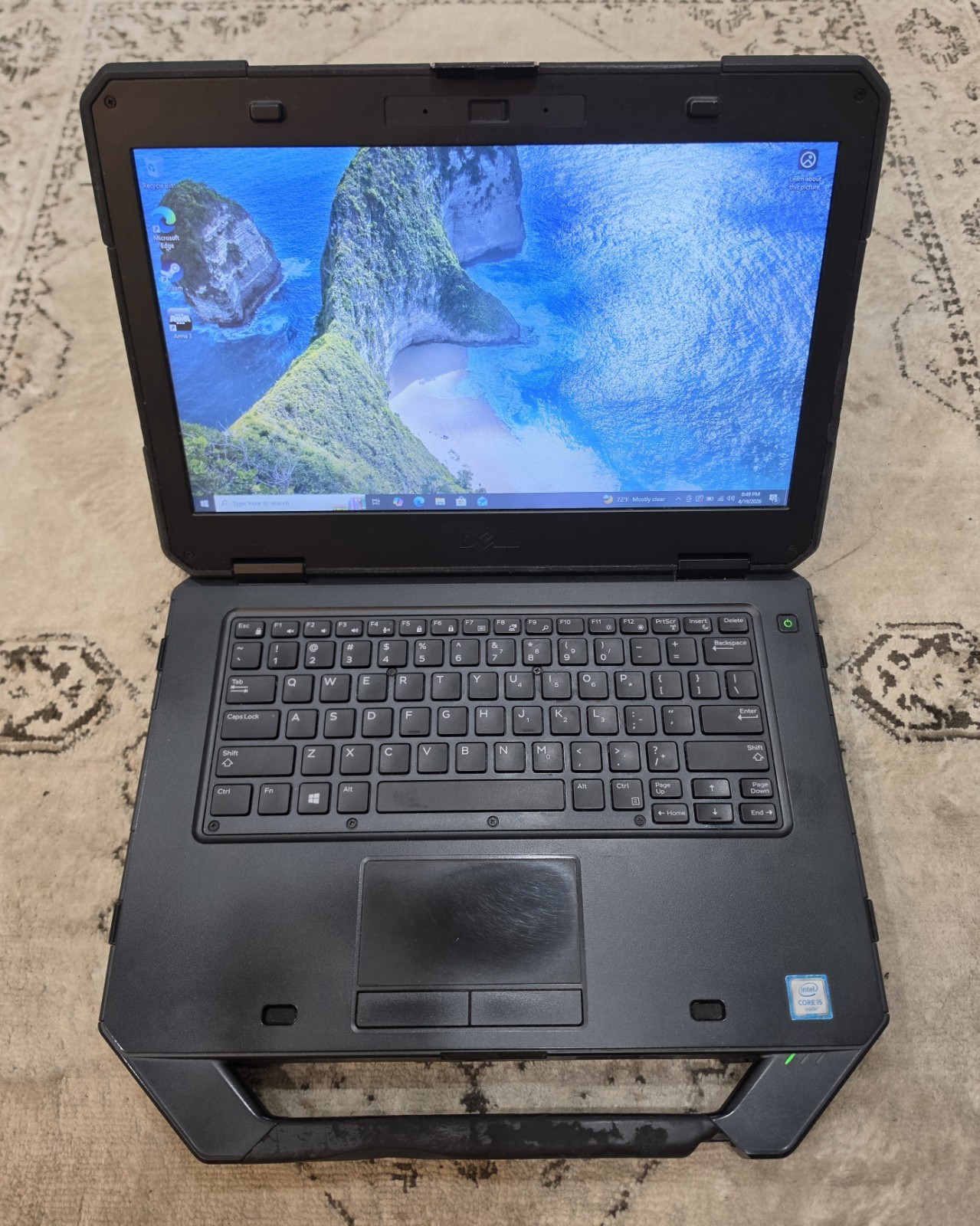 Dell Rugged 5414 R7 M360 *RARE 512GB SSD 16GB RAM I5, 97WH Battery. Read