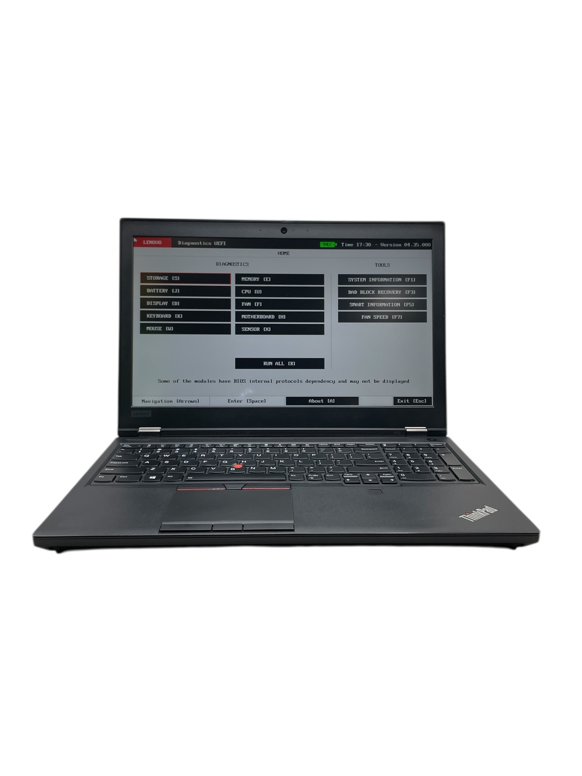 Lenovo ThinkPad P53 15″ – i7 2.6GHz – 32GB RAM – 512GB SSD – Grade D