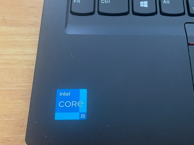 Lenovo ThinkPad e14 2nd gen. 11th gen i5 processor 4gb RAM no storage. No power