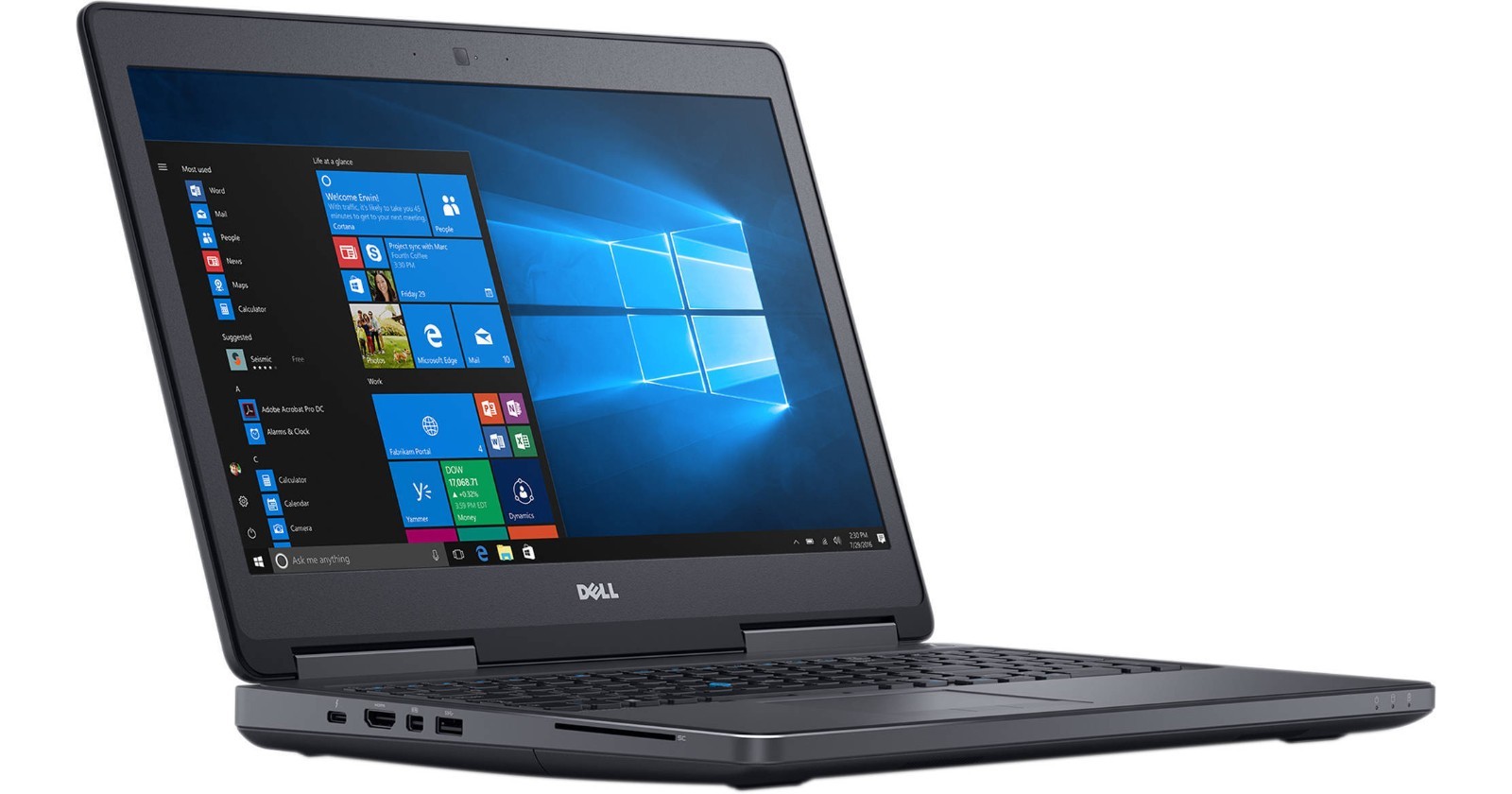 Dell Precision 7520 15.6″ Laptop Intel i7-6820HQ 2.7GHz 32GB RAM 256GB SSD