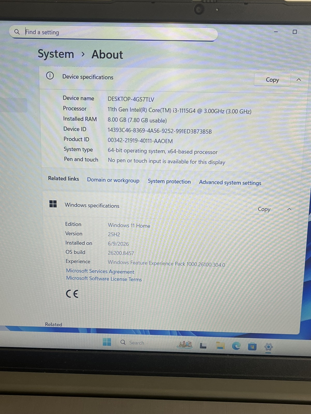 Lenovo IdeaPad 3 15.6in FHD 15ITL6 i3 1135G4 3.0GHz 8GB RAM 1TB Win11