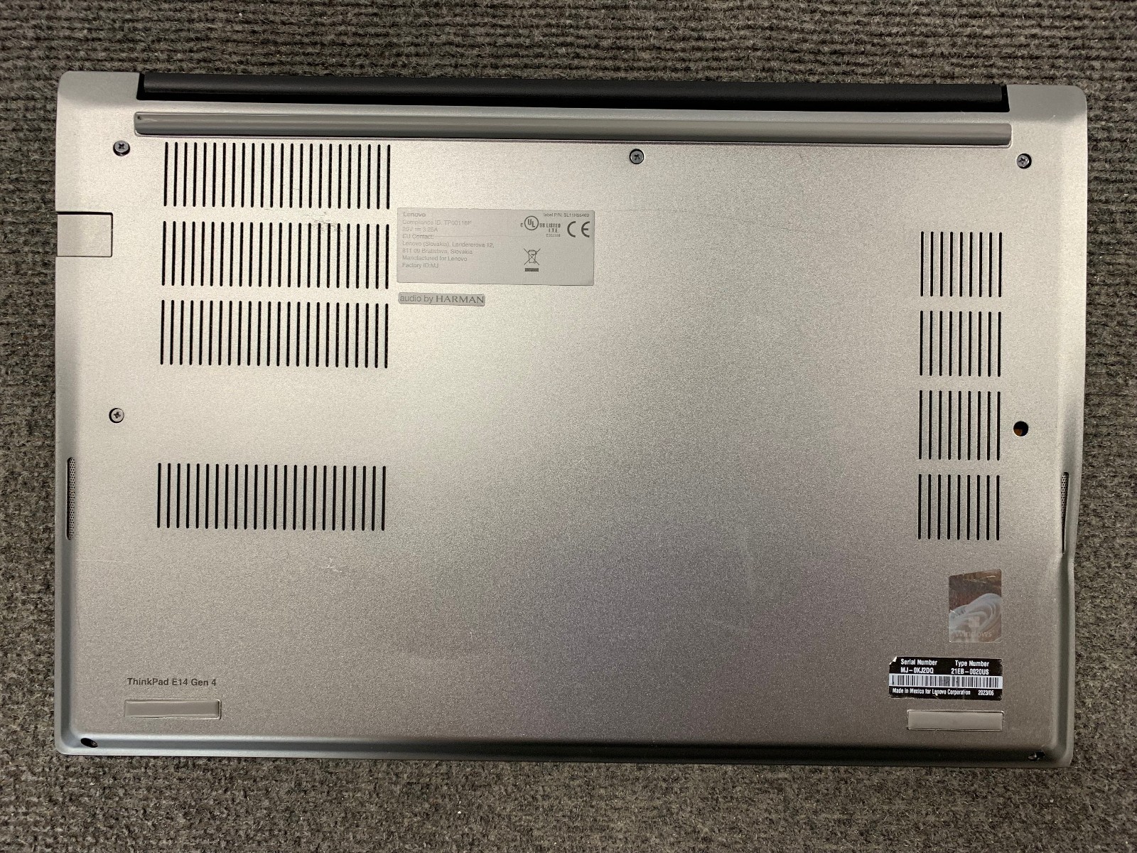 Lenovo ThinkPad E14 Gen 4 14″ AMD Ryzen 5 5625U 8GB, No Storage, Boots to BIOS