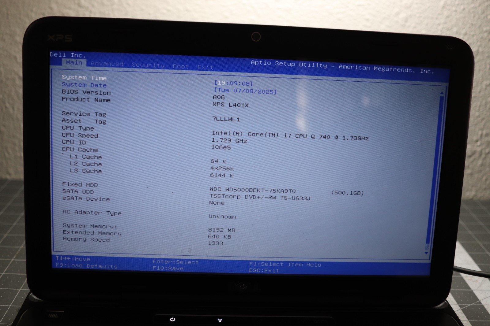 Dell XPS L401X 14″ Laptop Intel Core i7 4th Gen. -1.73 GHZ 500GB 8GB