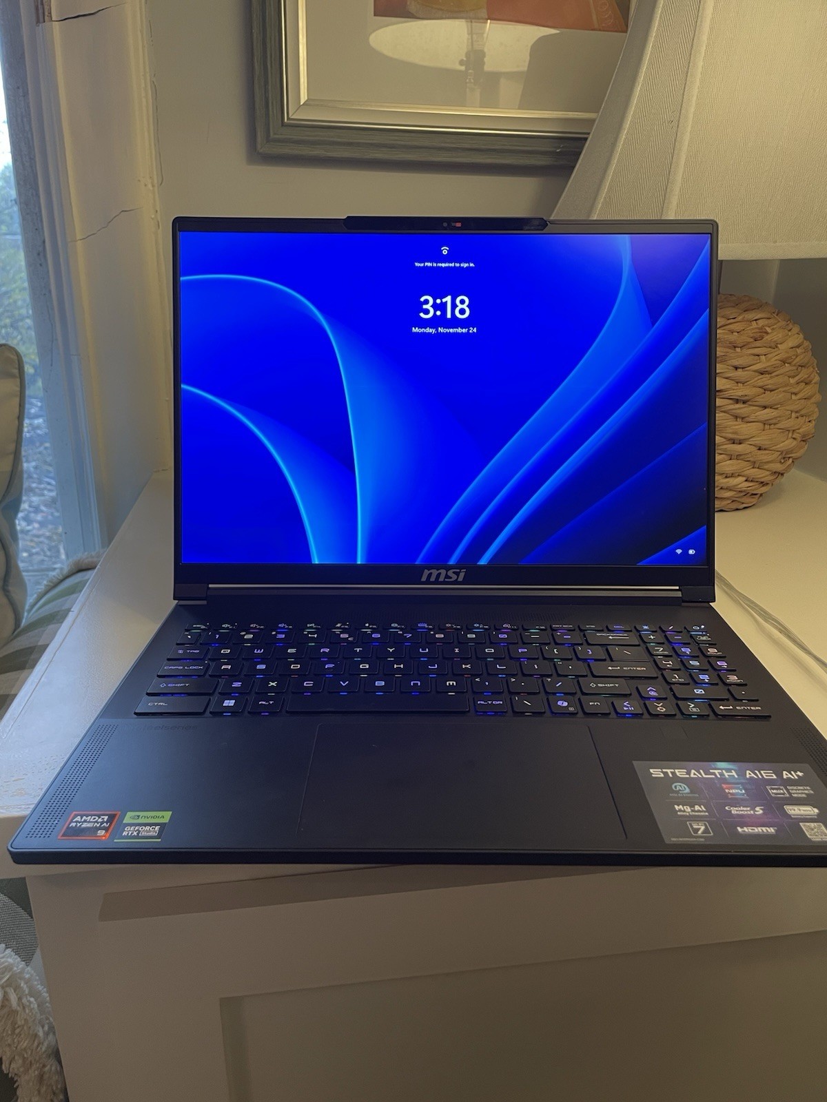 MSI Stealth A16 AI+ 16″ (AMD Ryzen AI 9 365 32GB RAM 1TB RTX 4070) Gaming Laptop