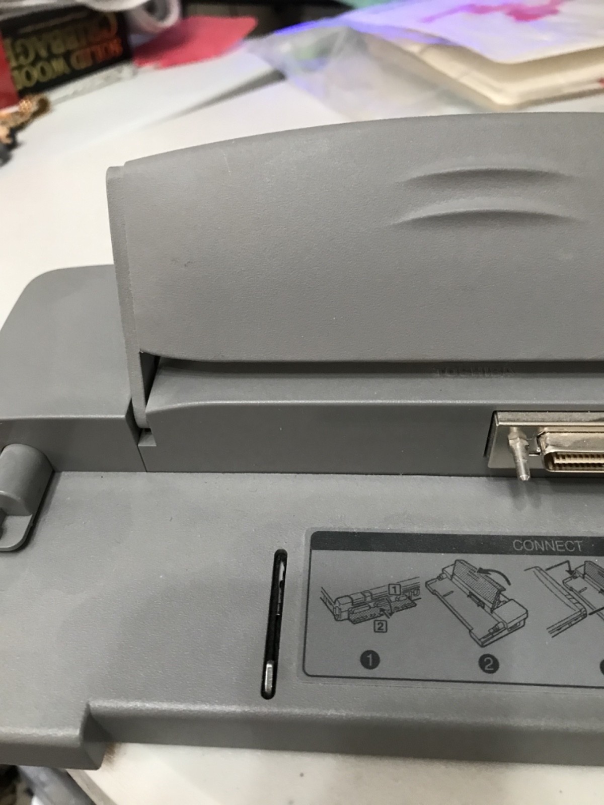 TOSHIBA TECRA 8000 WITH ADAPTER AND PORT REPRICATOR