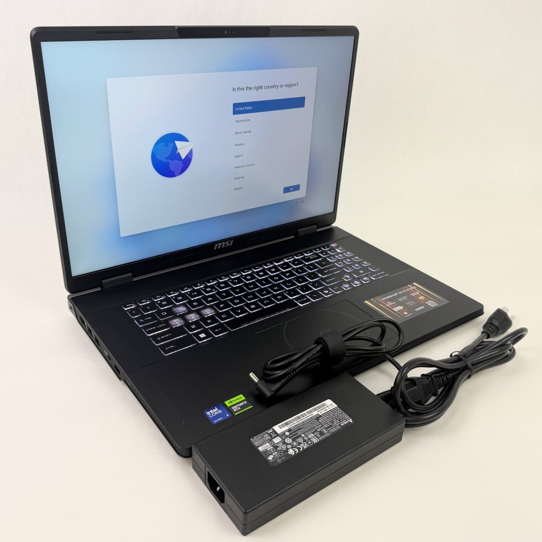 MSI Crosshair 18 HX AI 18″ WQXGA Ultra 9 275HX 32GB 1TB SSD RTX 5070 W11H Gaming