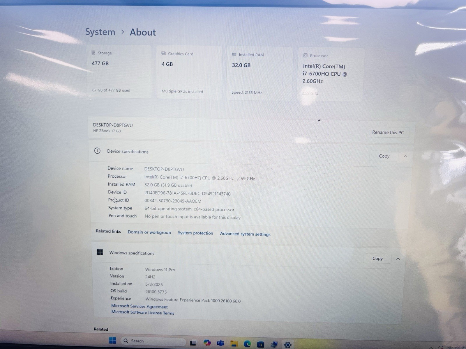 HP Gaming Laptop 17.3” With Retro Games i7 32GB Ram 512gb Ssd Win 11 Nvidia 4GB