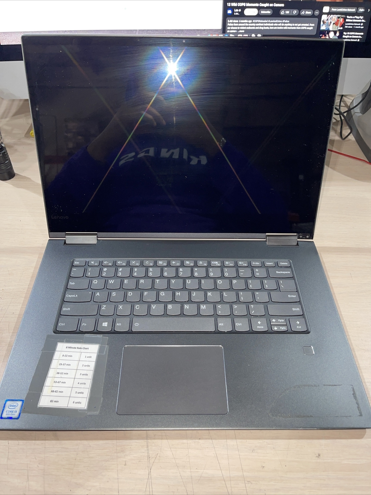 Lenova Yoga 730 15IKB i5-8250U 1.60GHZ 16GB RAM NO NHD