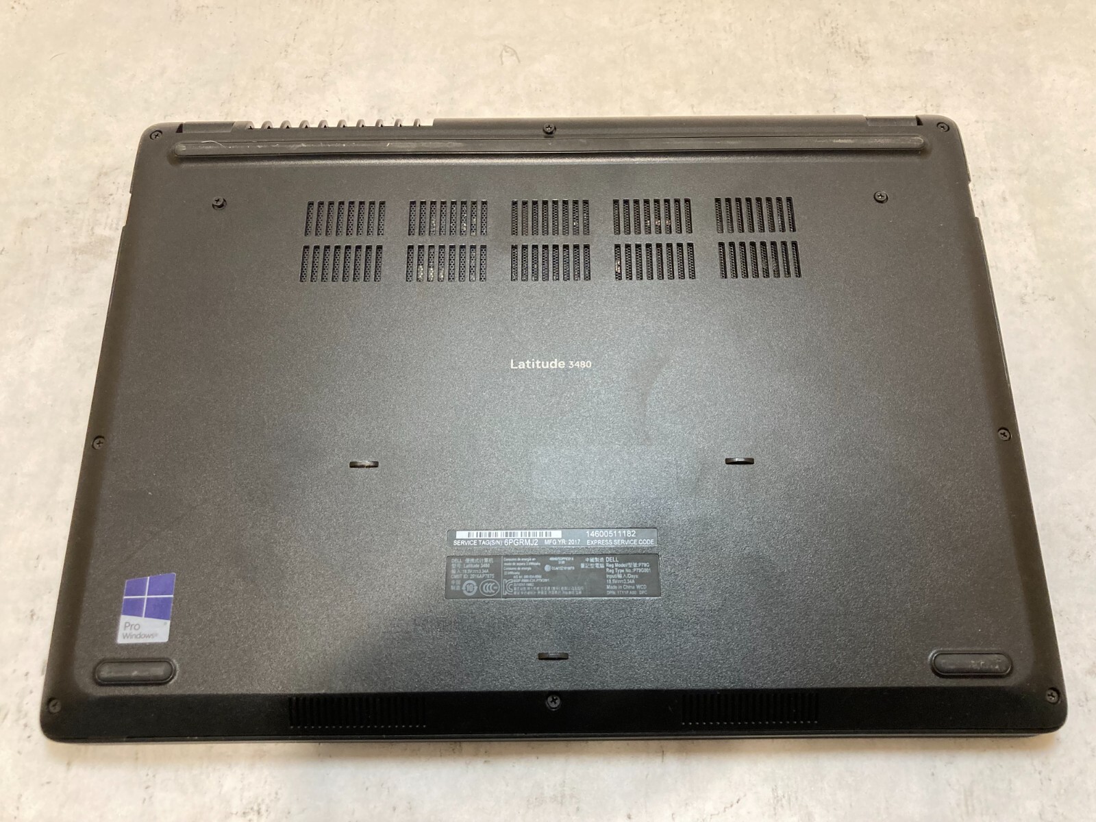 Dell Latitude 3480 Laptop 14″ Intel WON’T TURN ON -PP