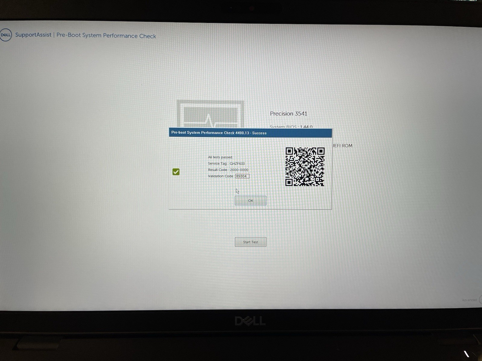 Dell Precision 3541 Mobile Workstation Intel(R) Core(TM)i7-9850H CPU @2.6 GHz 41