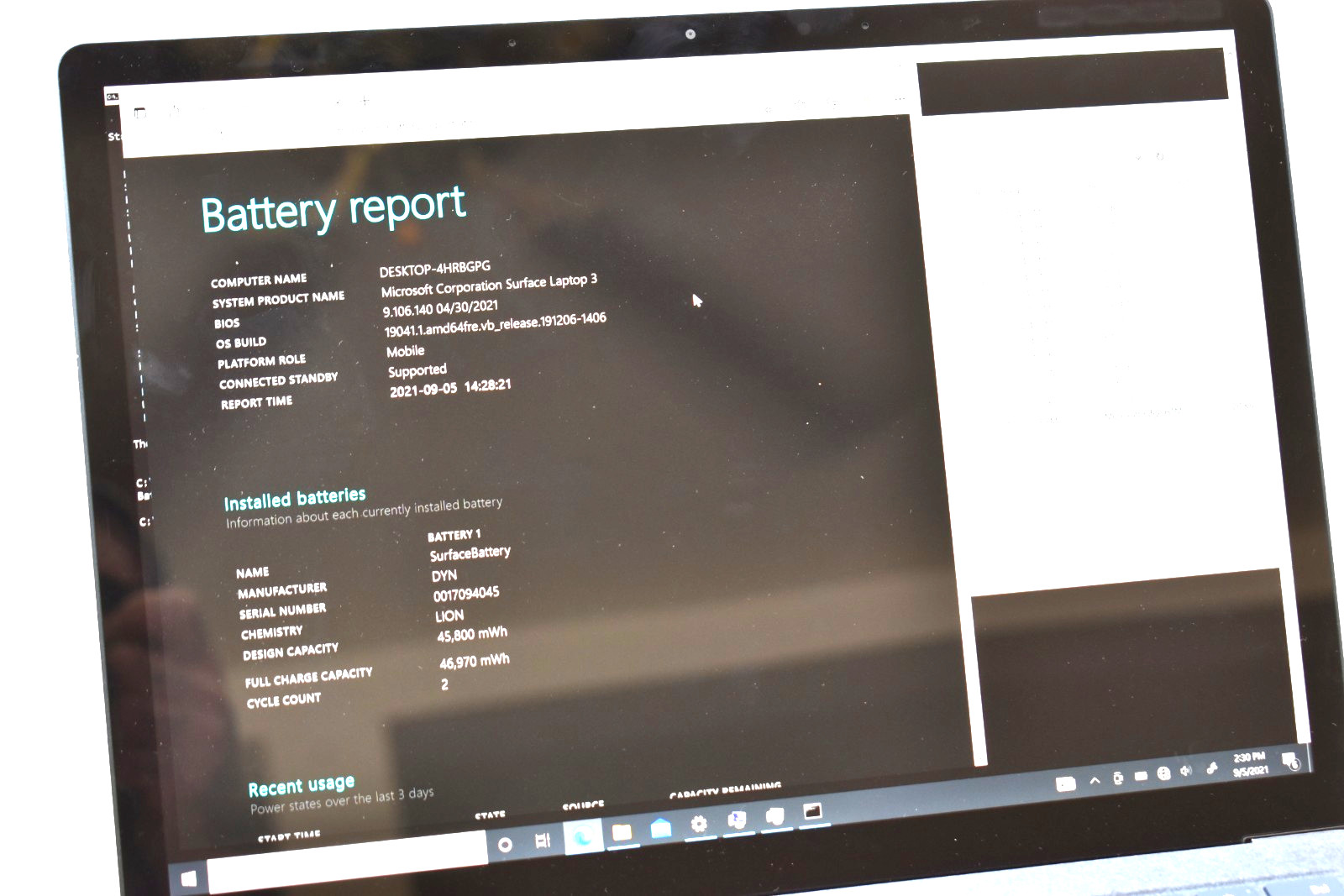 Microsoft Surface Laptop 3, 13.5″ Touch, Intel i5, 8 GB RAM, 256GB SSD – Blue