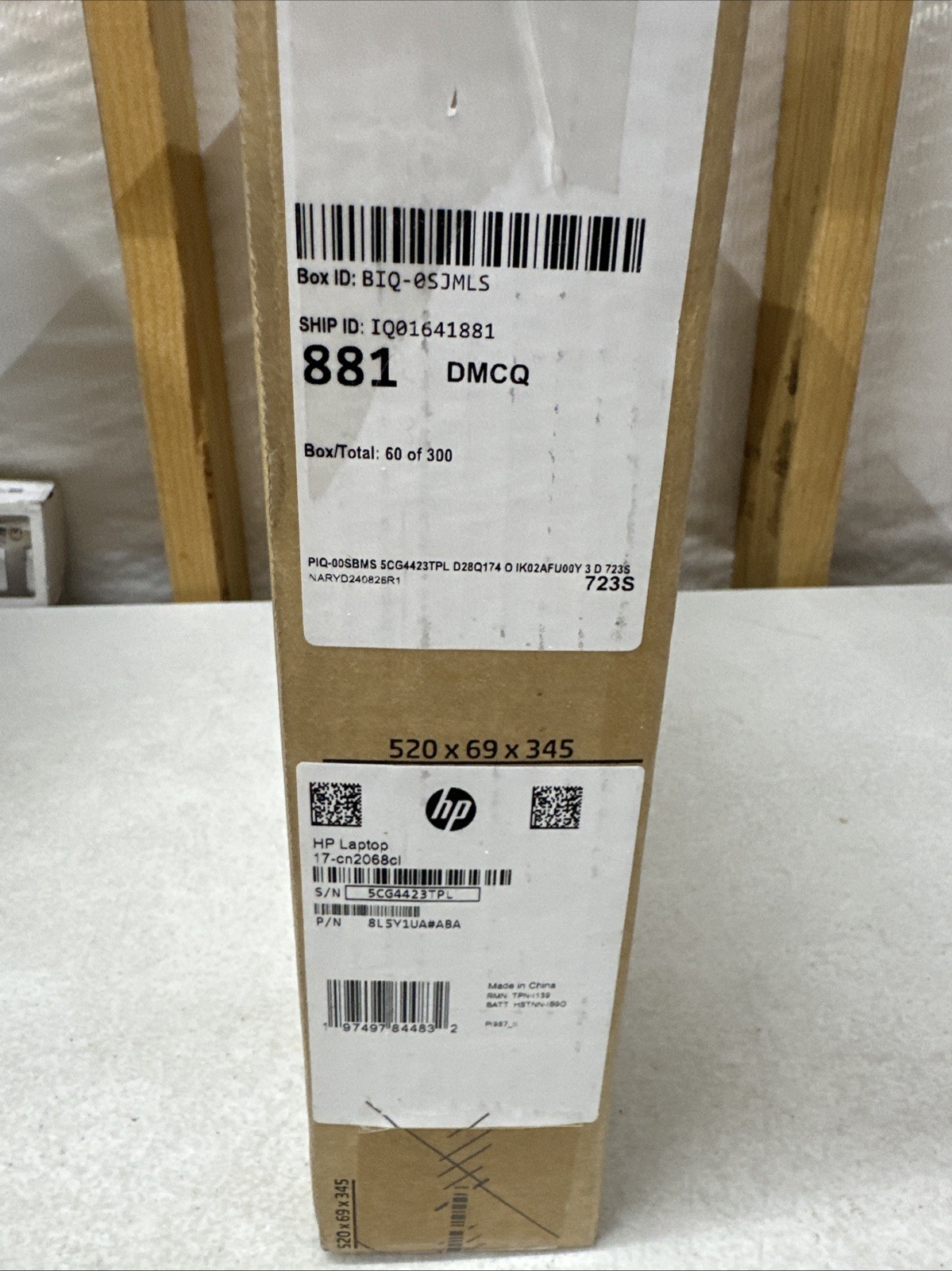 HP 17-cn2068cl 17.3″ FHD i5-1135G7 2.4GHz Intel Iris Xe Graphics 8GB RAM 512GB