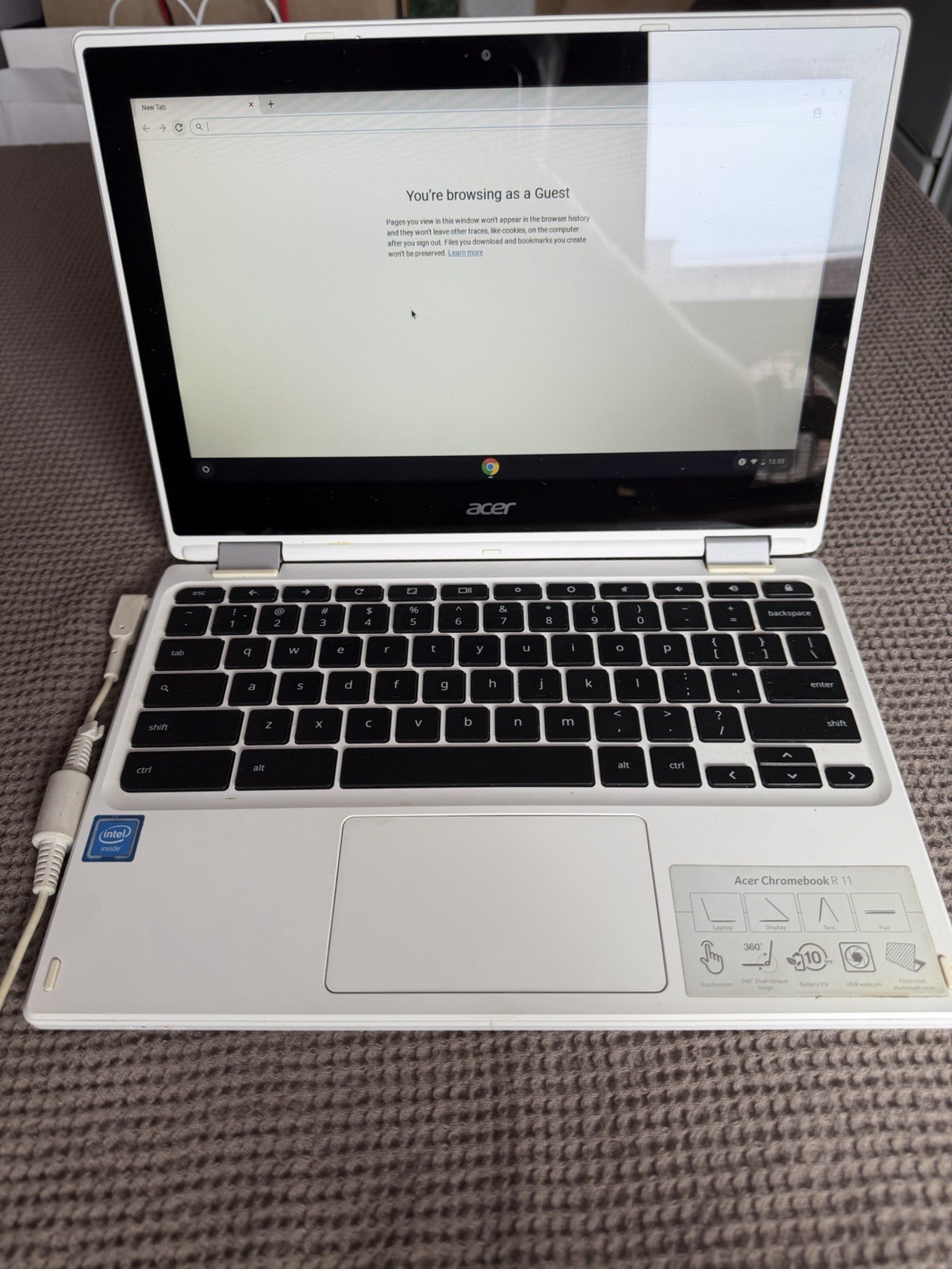 Acer R 11 11.6” (16GB eMMC Intel Celeron N3060 1.6GHz 4GB RAM) Touchscreen