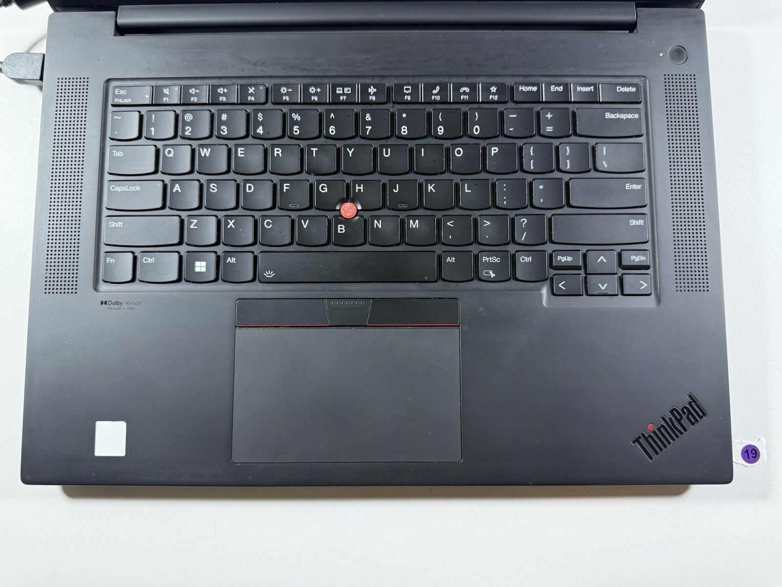LENOVO THINKPAD P1 Gen 4 4K I7-11850H 512GB 16GB NVIDIA T1200 WIN11 NO BATTERY