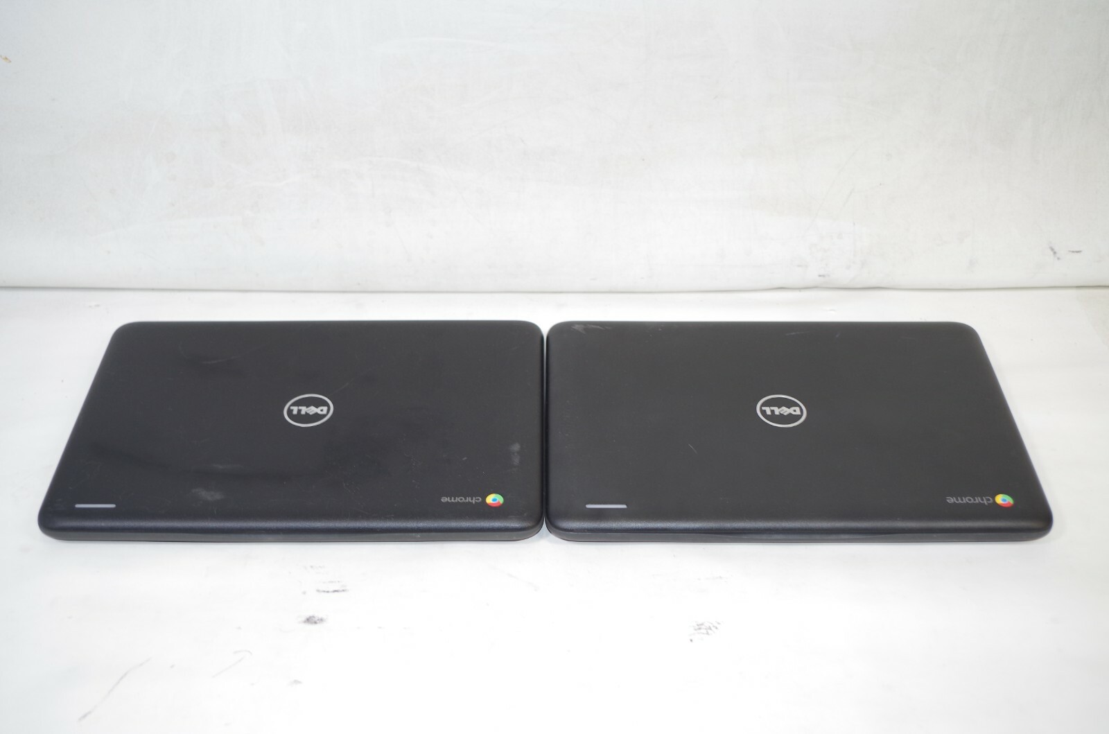 Lot of 2 Dell Chromebook 3180 Mini Laptop Netbook Boots As Is