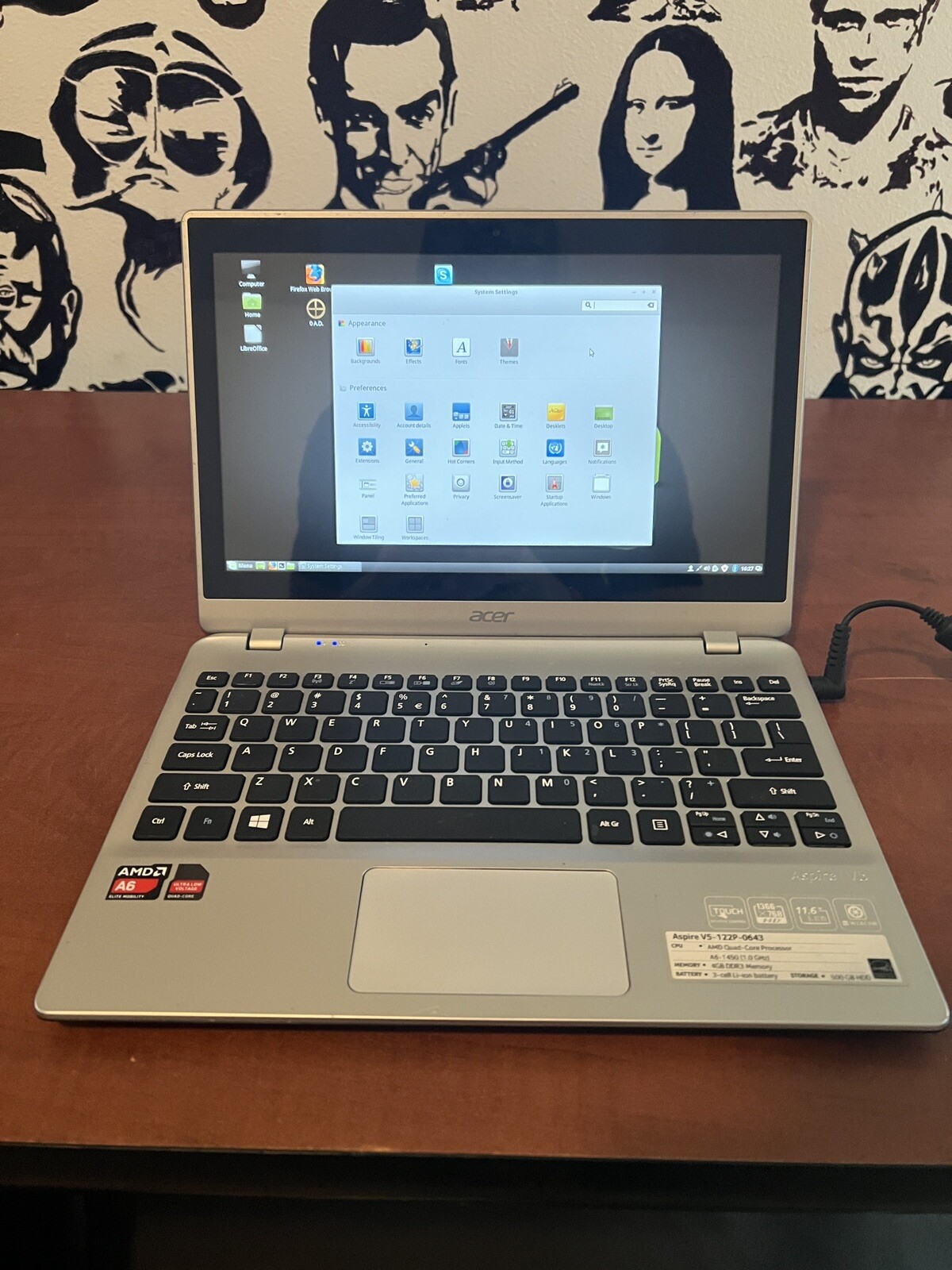 Acer Aspire V5-122P-0857 15-inch Laptop Chill Silver Notebook 8302