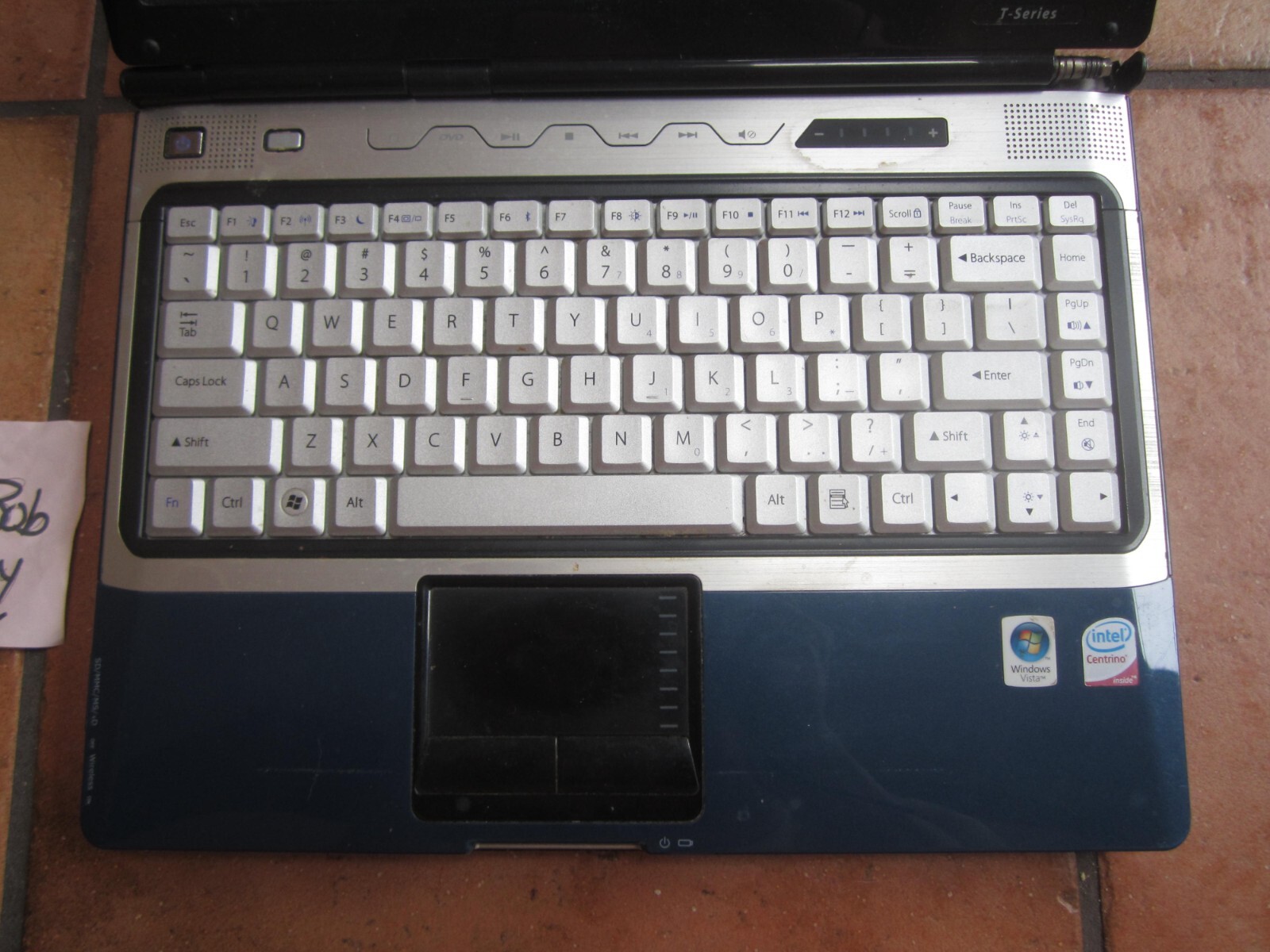 FOR PARTS – BLUE GATEWAY T-6836 W350I T-SERIES Laptop 2GBRAM NoHD BOOTS TO BIOS