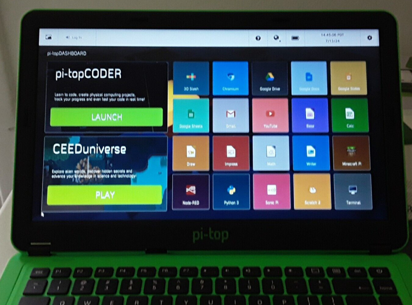 * WORKING Raspberry Pi 3 Model B+ installed Pi-top Modular Laptop & Inventor Kit